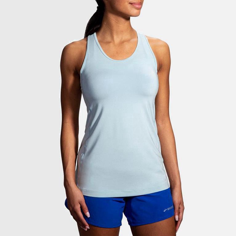 Brooks Pick-Up Womens Running Tank Top - Blue - Philippines (683450CKD)